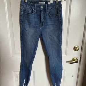 Good American Blue Skinny Jeans with Stretch